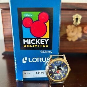 Disney 1990’s Mickey Unlimited Lorus Quartz Wristwatch